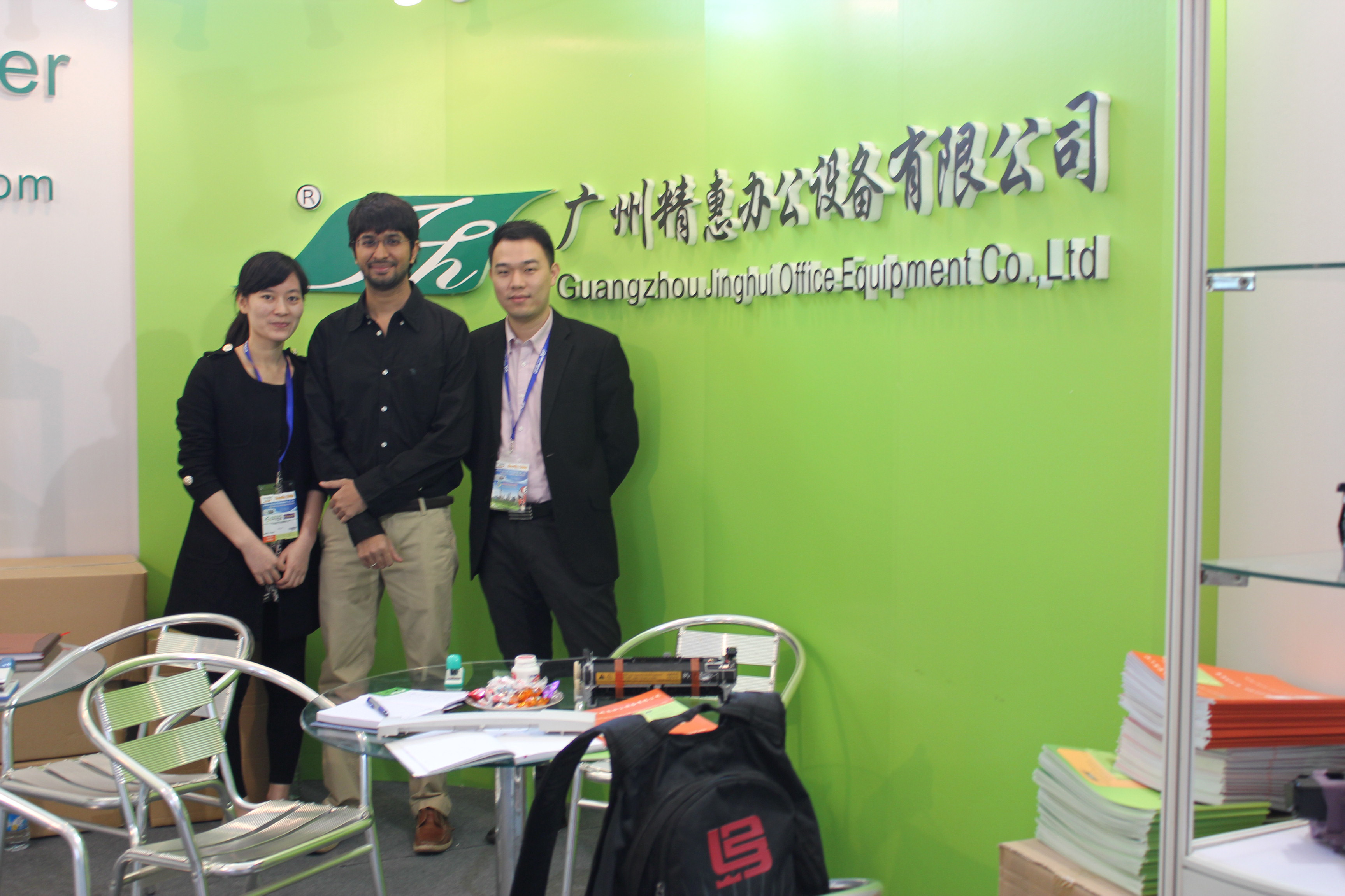 Guangzhou Jinghui Printer Parts in ReChina 2013 in Shanghai